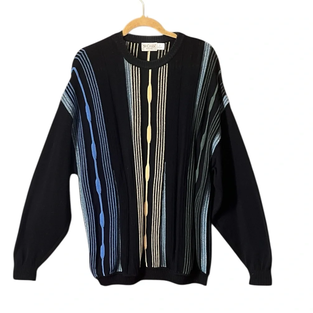 ***SOLD***St. Croix Knits Oversize Slouchy Mens’s Sweater. Size XL. - Picture 2 of 5
